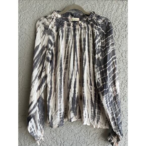 Stark X size small rayon popover top tie dye - Picture 1 of 4